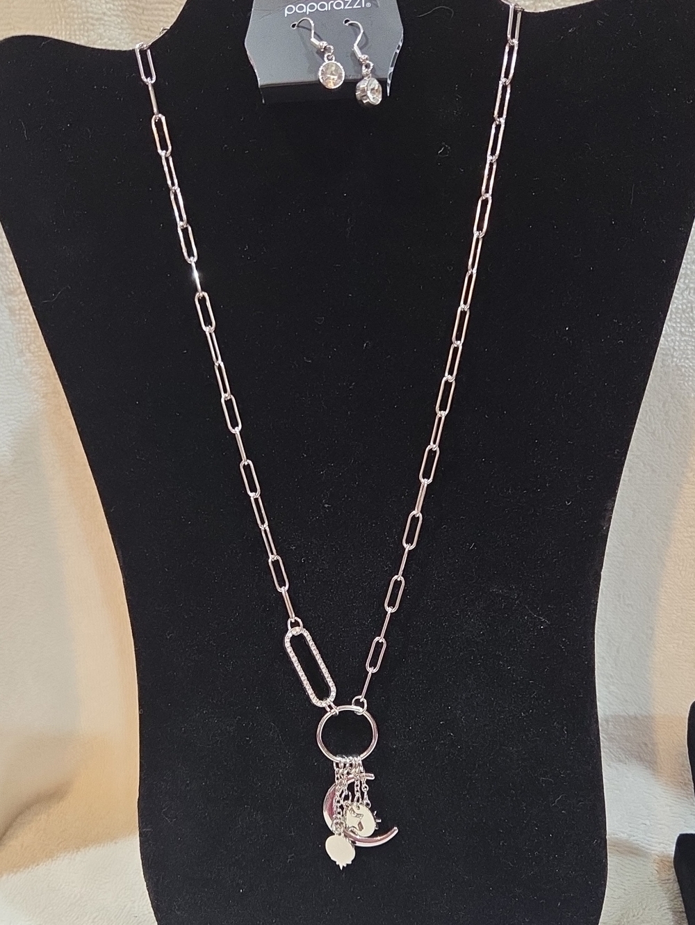 PAPARAZI ASTRAL AMBIENCE NECKLACE AND EARRING SET